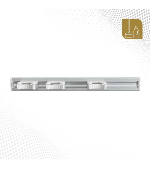 Soporte de pared  aluminio con clip   510 mm/8699
