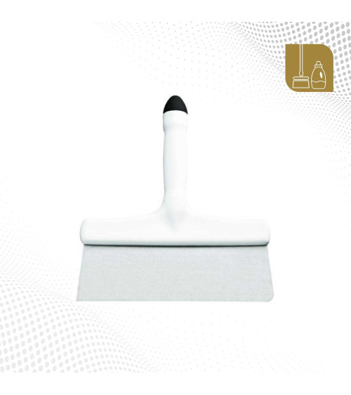 Espatula de acero inox con mango plastico 290x250x30  8937