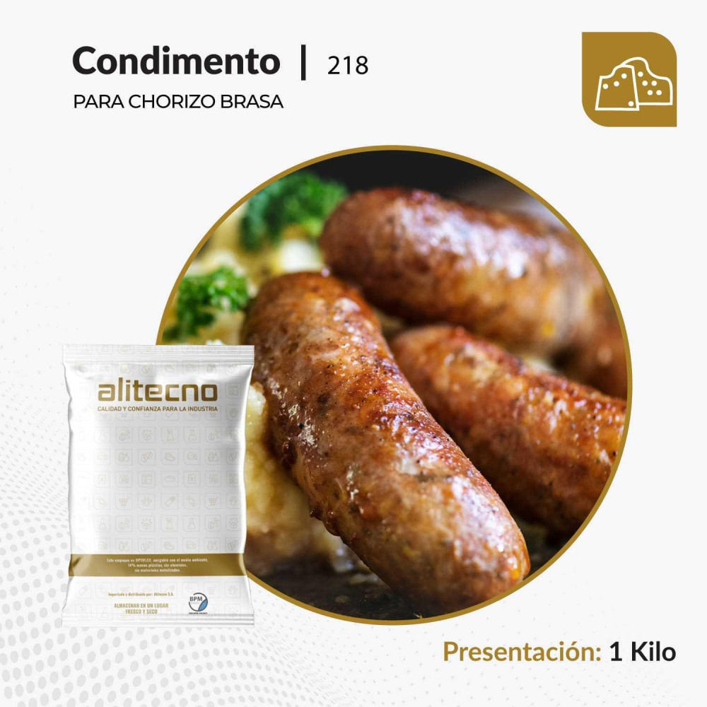 Mezcla para dar sabor a chorizo brasa x 1 kilo