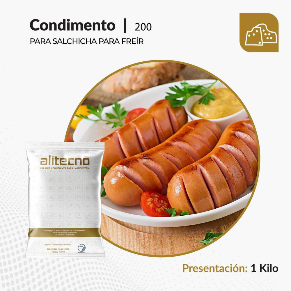 Mezcla para dar sabor a salchicha para freir x 1 kilo