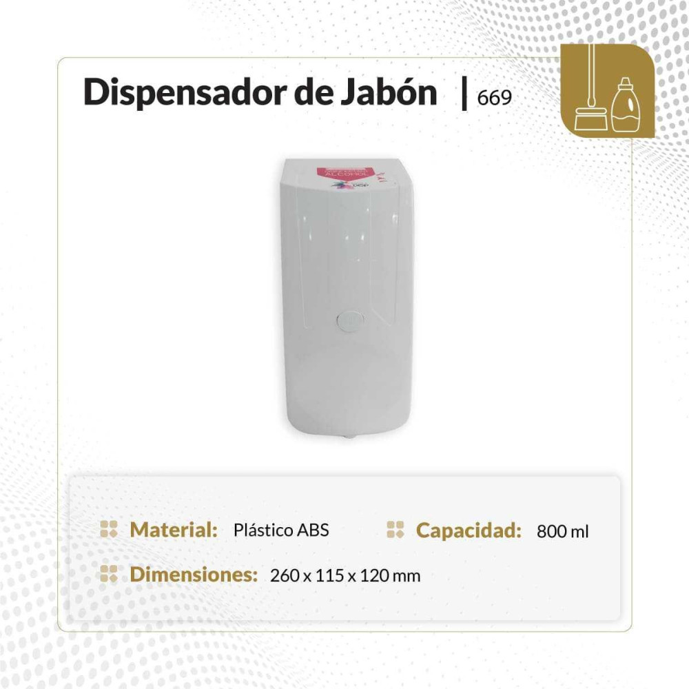 Dispensador dermogen dry bs / disinf dry cs 604114