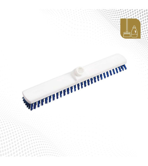 Escoba para suelos cerda dura 40 cm color azul