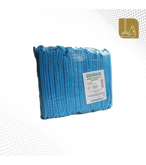 Gorro oruga desechable celeste