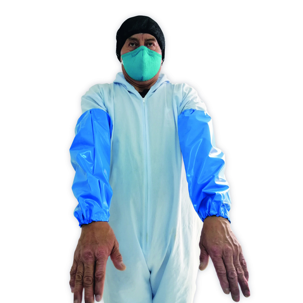 Mangas de Poliuretano Delta Azul por pares