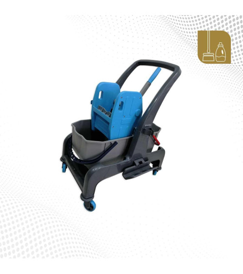 Carro de fregado con 2 cubos