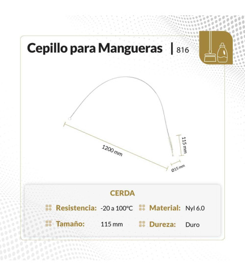 Cepillo para mangueras