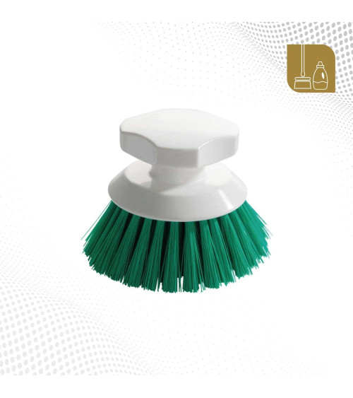 Cepillo de perilla circular color verde