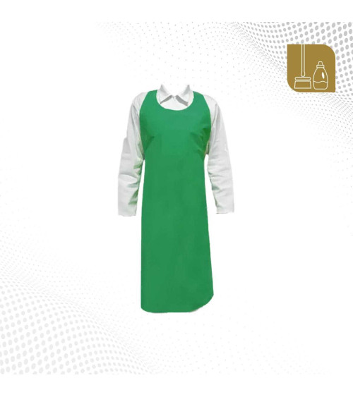 Delantal monoblock verde de poliuretano