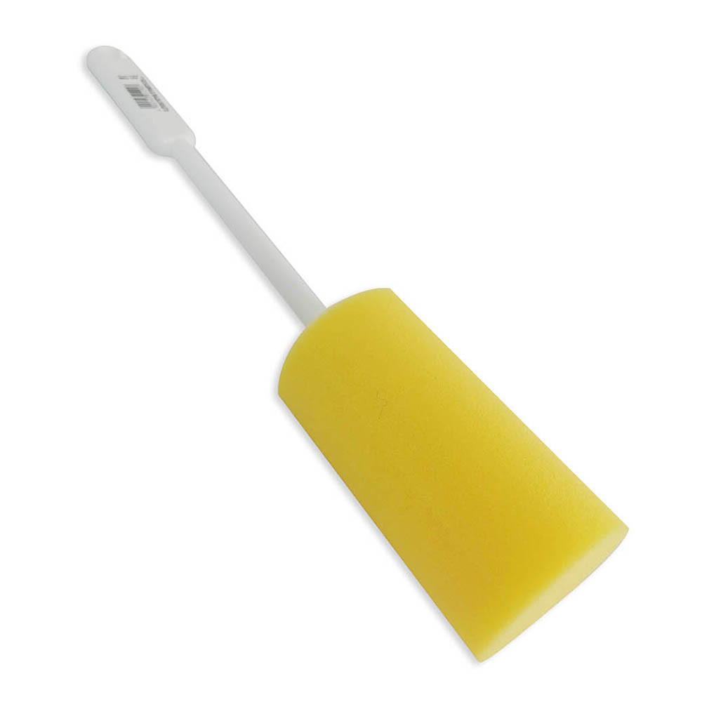 Esponja limpia botellas amarillo