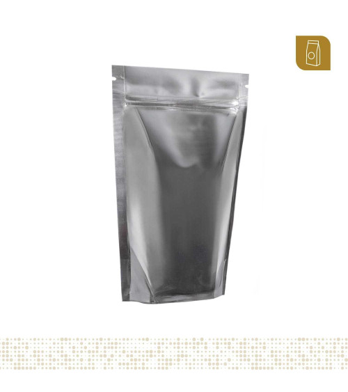 Funda parable tipo Doypack 10x18 cm metalizada con con zipper