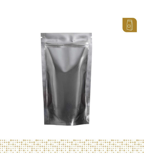 Funda parable tipo Doypack 10x18 cm metalizada con con zipper