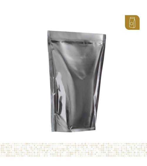 Funda parable tipo Doypack 19x27 cm metalizada con zipper