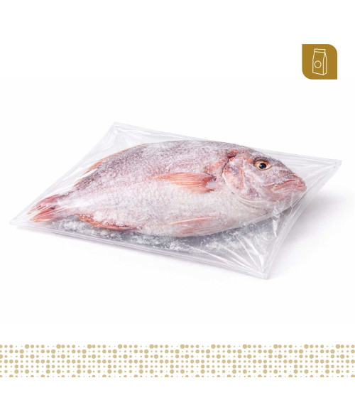 Funda plana 30x45 transparente de 80 micras para empacado al vacío