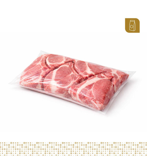 Funda plana 30x42 transparente de 80 micras para empacado al vacío