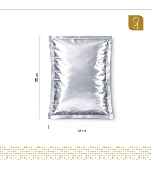 Funda plana 23x30 metalizada de 3 selles