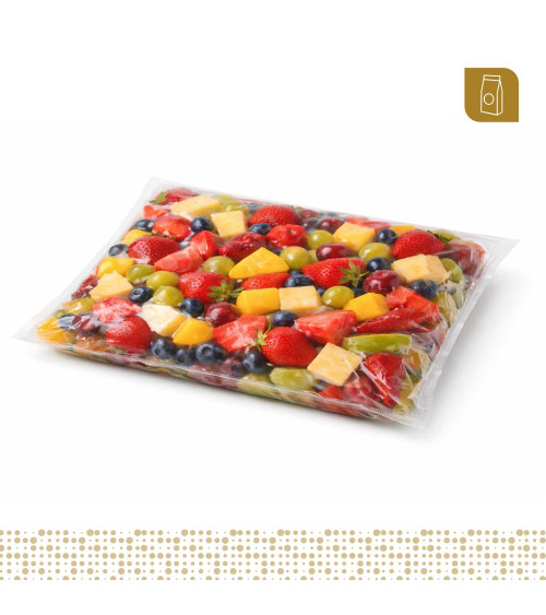 Funda plana 30x34 transparente para empacado al vacio