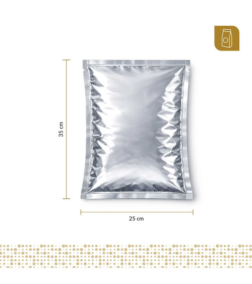 Funda plana 25x35 metalizada de 3 selles