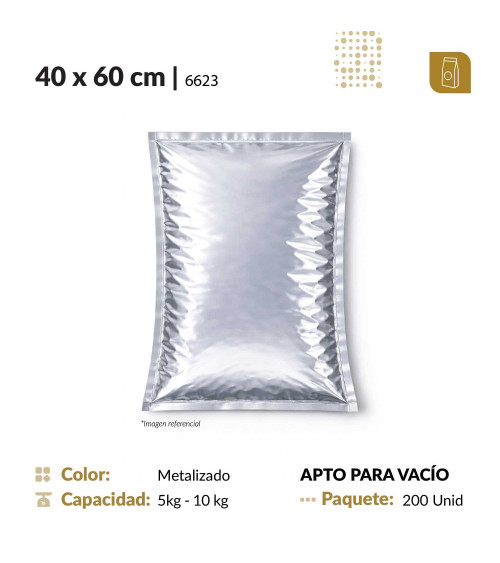 Bolsas 40x60 metalizada