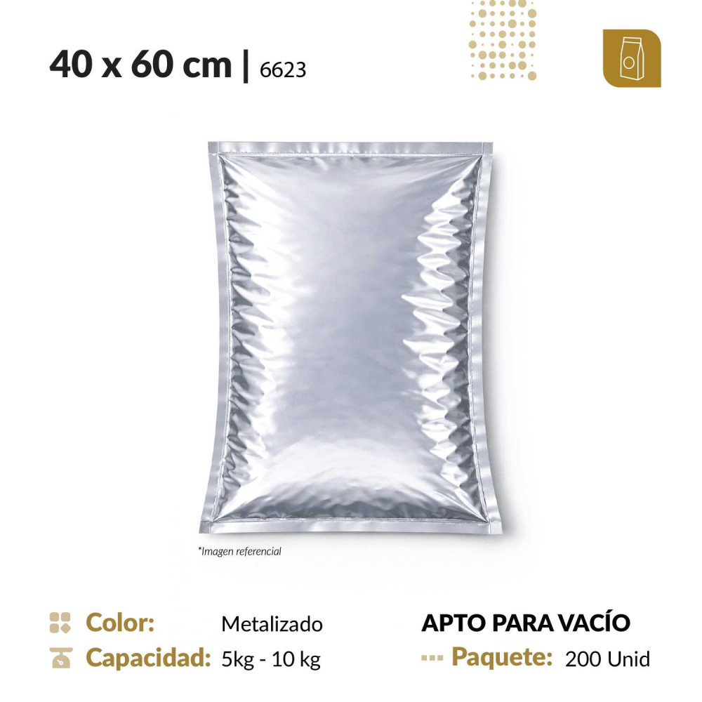 Bolsas 40x60 metalizada