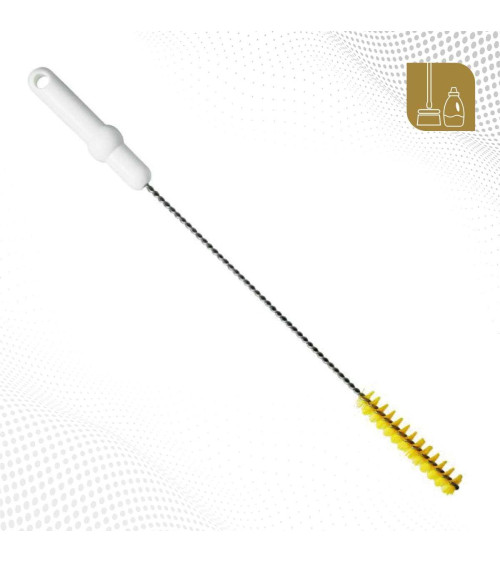 Cepillo para tubos de cerda dura color amarillo