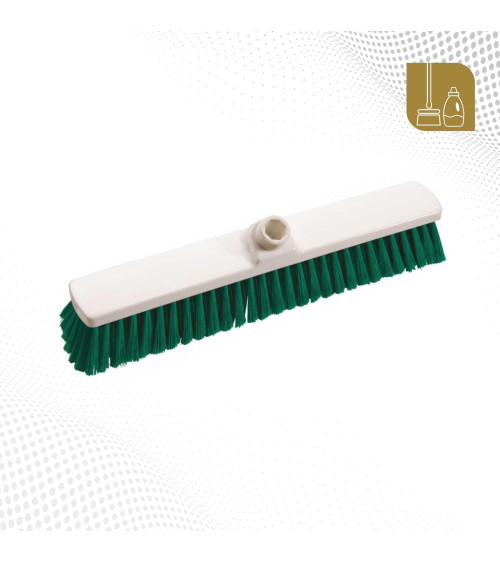 Escoba para suelos cerda suave 40 cm color verde