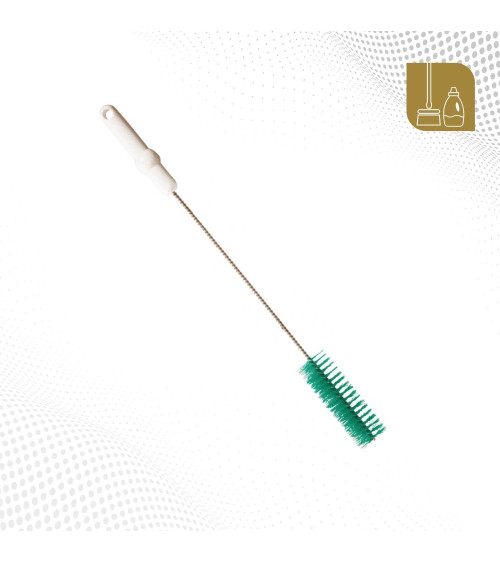 Cepillo para tubos de cerda media color verdes