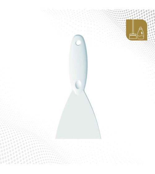 Espatula plastica blanco con mango 205mm 8923