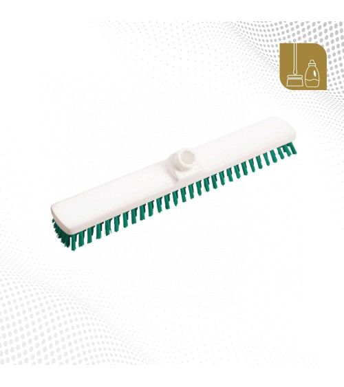 Escoba para suelos cerda dura 40 cm color verde