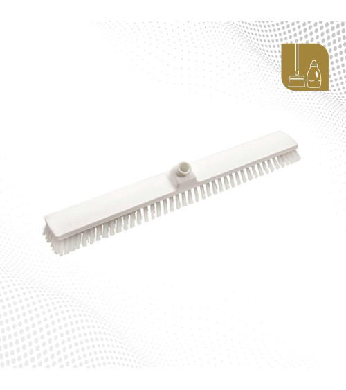 Escoba para suelos cerda dura 60 cm color blanco