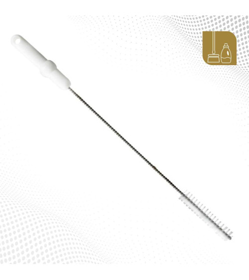 Cepillo para tubos de cerda dura color blanco