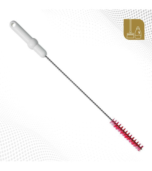 Cepillo para tubos de cerda dura color rojo