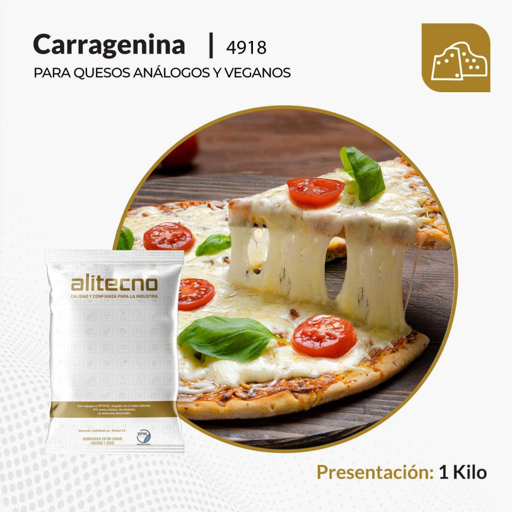 Carragenina para quesos análogos y veganos x 1 Kilo