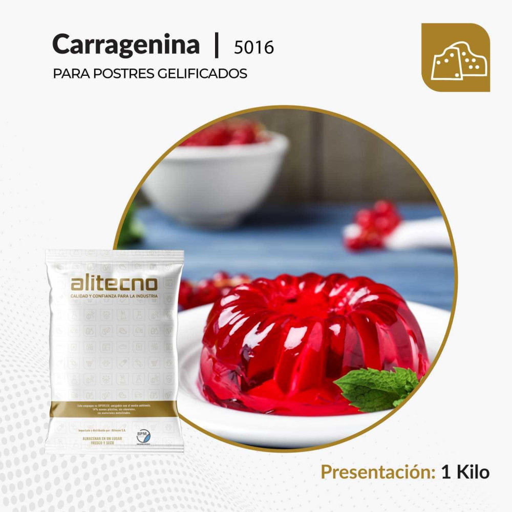 Carragenina para postres Gelificados x 1 kilo
