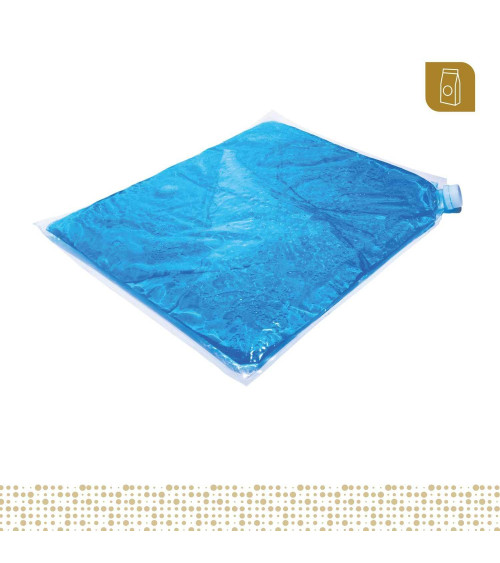 Funda tipo cojín 50x60 transparente con válvula para líquidos y pastosos para 20 Lt