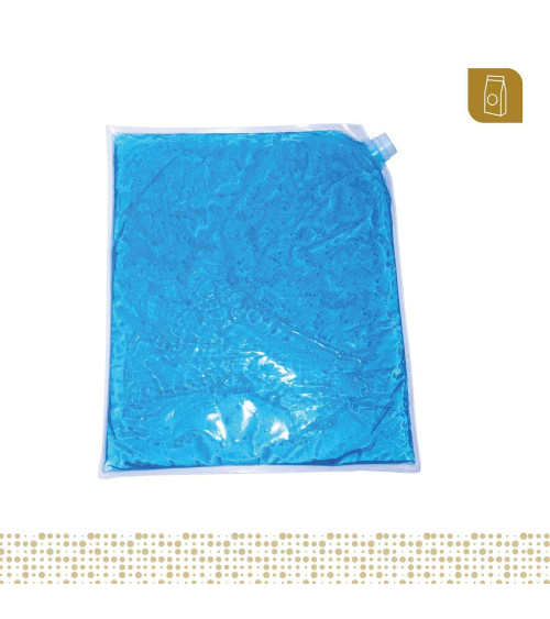 Funda tipo cojín 50x60 transparente con válvula para líquidos y pastosos para 20 Lt