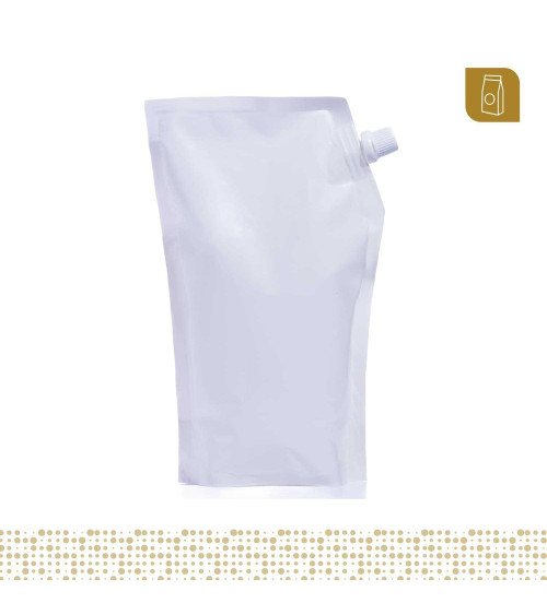 Funda parable tipo Doypack con válvula 16x25 color blanco para 1000 ml aprox