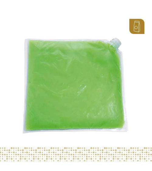 Funda tipo cojín 43x41 transparente con válvula para líquidos y pastosos para 10 Lt