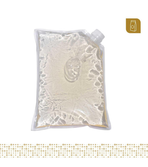 Funda tipo cojín 27x43 transparente con válvula para líquidos y pastosos para 5 Lt