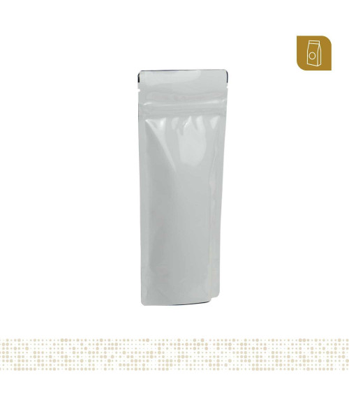 Bolsa 10x18 FLEX UP con zipper Optiflex blanca