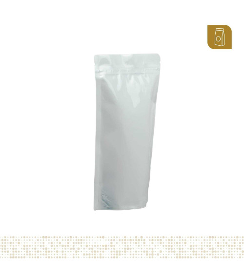 Bolsa 13.3x21 FLEX UP con zipper Optiflex blanca