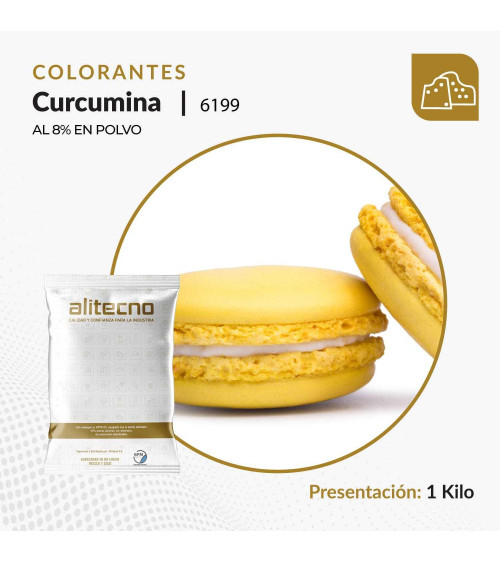 Curcumina al 8% en polvo x 1 kilo