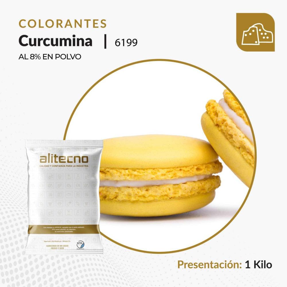 Curcumina al 8% en polvo x 1 kilo