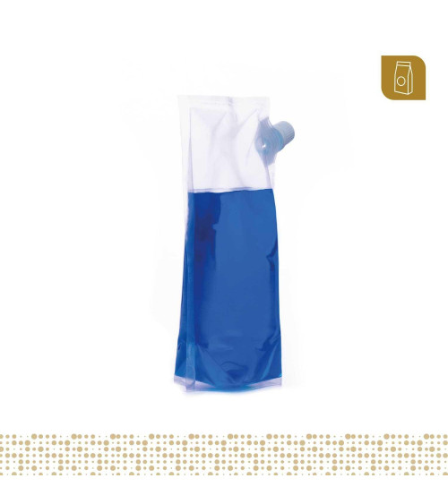 Funda parable tipo Doypack con válvula 13.3x21 transparente para liquidos y pastosos