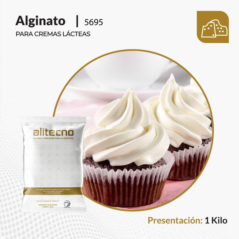 Alginato para cremas lácteas x 1 kilo