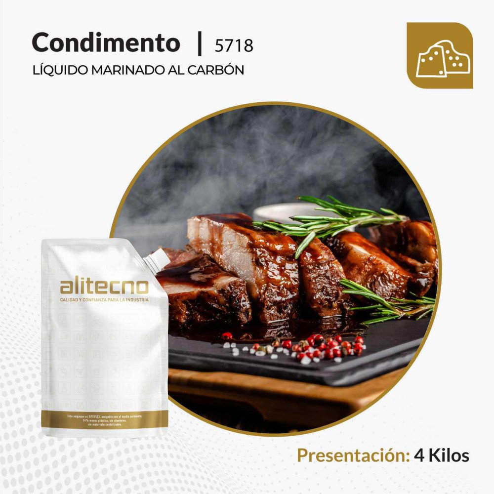 Condimento líquido marinado al carbon x 1 kilo